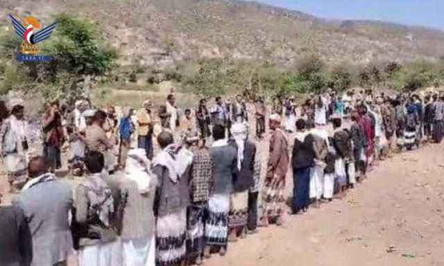 وقفات في التعزية وشرعب الرونة لإعلان النفير ونصرة غزة