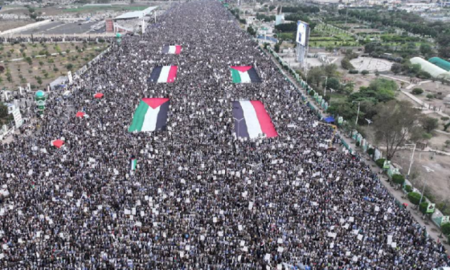 حشود غير مسبوقة تتوافد الى الساحات دعما لفلسطين وغزة
