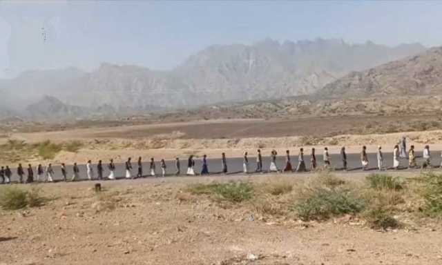مسير ووقفات في ريمة اعلانا للنفير ومواجهة الاعداء