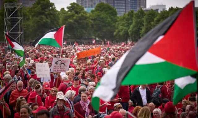 تضامن أوروبي واسع دعما لفلسطين وتنديدًا بجرائم “إسرائيل”