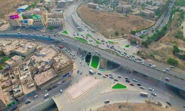 امانة العاصمة تقوم باعمال ترميم لـجسر مذبح