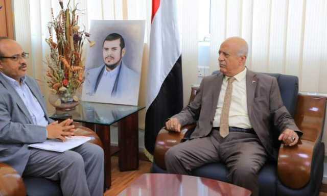 الرهوي يناقش مع وزير العدل وحقوق الانسان مستوى تنفيذ خطة الأولويات العاجلة