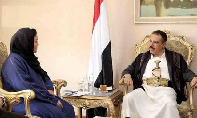 وزير الخارجية يلتقي مدير مكتب الأمم المتحدة لخدمات المشاريع اليونبس