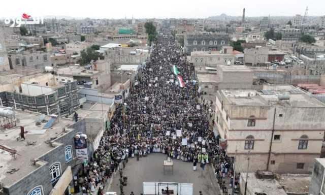 46 مسيرة حاشدة بذمار مباركة بانتصار إيران وثباتاً مع غزة