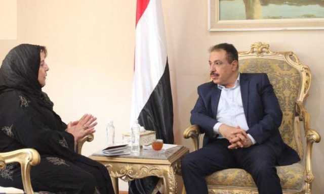 وزير الخارجية يلتقي الممثل المقيم لبرنامج الأمم المتحدة الإنمائي