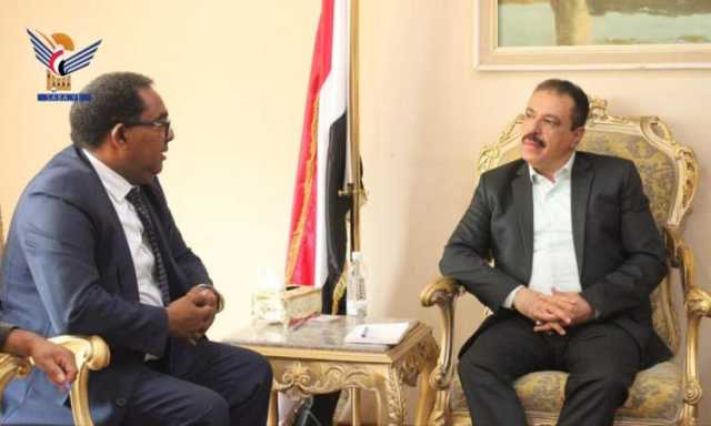 وزير الخارجية يلتقي الممثل المقيم لمنظمة الفاو