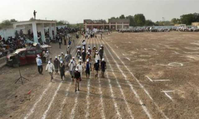 عرض مهيب لقوات التعبئة في مديريات شمال الحديدة