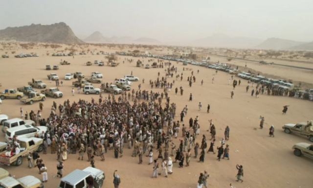 قبائل اليمن تستقبل الشيخ محمد الزايدي