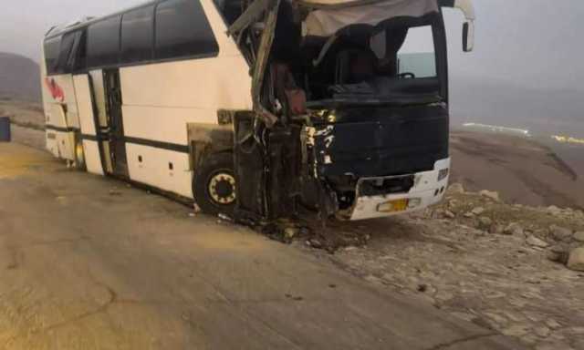تصادم حافلتين بحضرموت يخلف ضحايا