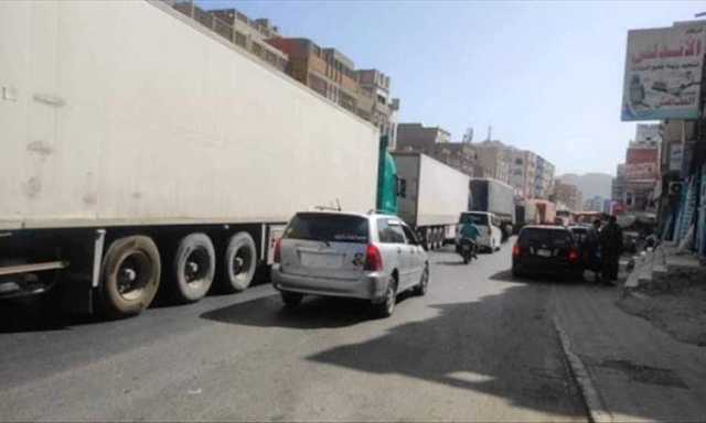 قطع الطريق الدولي في حضرموت