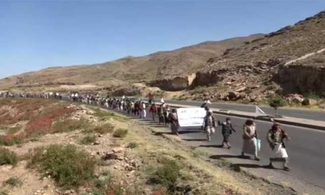 مسير راجل لخريجي دورات” طوفان الأقصى” في بلاد الروس