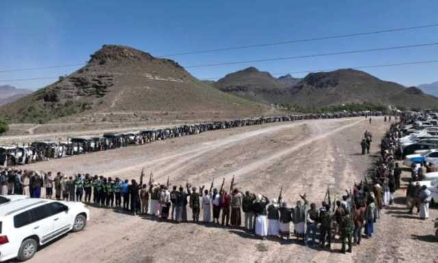 وقفة مسلحة لقبائل دمت وفاءً لدماء الشهداء وتأكيدًا على الجاهزية