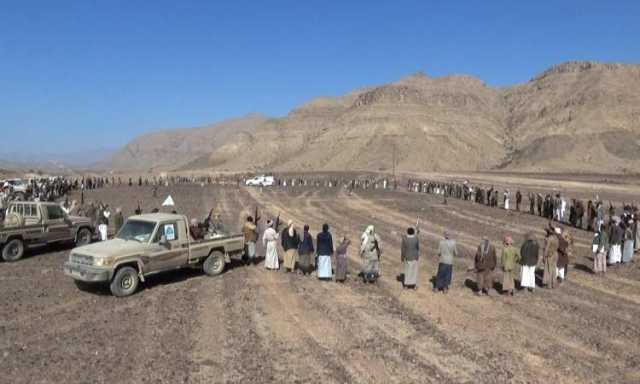 قبائل المحجزة في مأرب يعلنون النفير العام والجهوزية