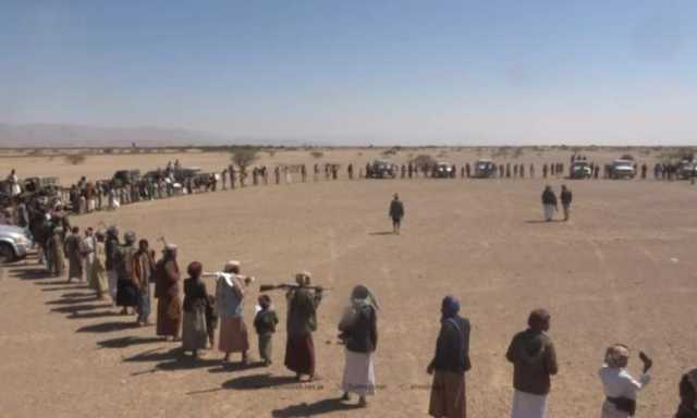 وقفة مسلحة لأحفاد بلال في الجوف وفاءً للشهداء وإعلانا للجهوزية