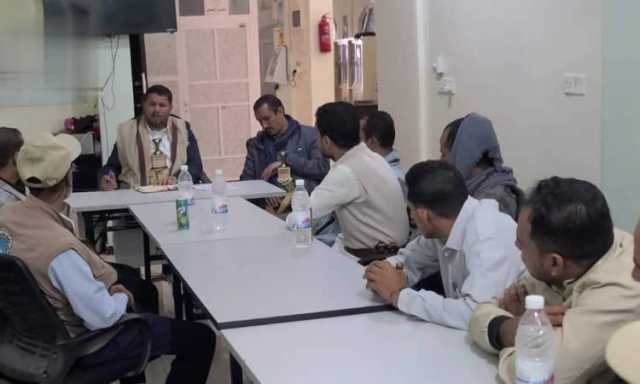 الاطلاع على سير العمل في فرع هيئة المواصفات والمقاييس بتعز