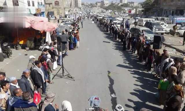 وقفة مسلحة في مديرية معين إعلانا للنفير والجهوزية