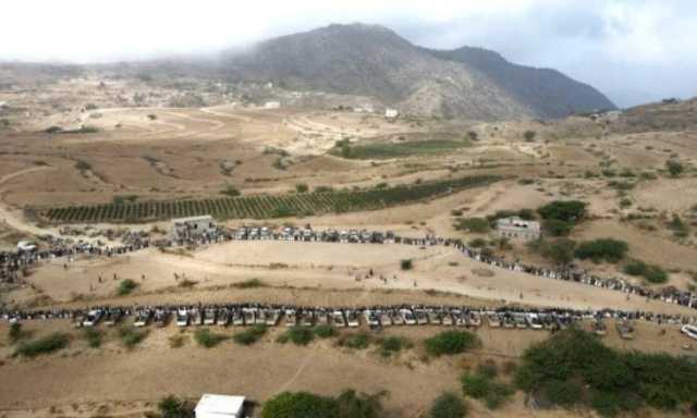 وقفة مسلحة لقبائل ذويب بصعدة تعلن الجاهزية لمواجهة الأعداء