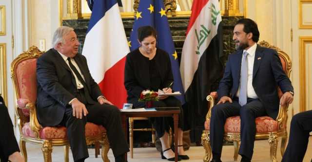 رئيس مجلس النواب يلتقي رئيس مجلس الشيوخ الفرنسي