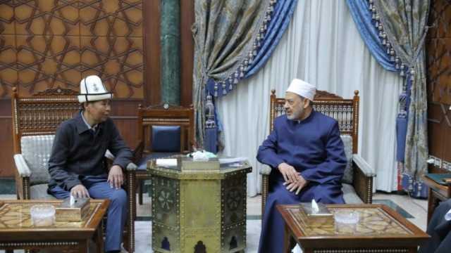 شيخ الأزهر يستقبل مفتي جمهورية قيرغيزستان ورئيس الجامعة