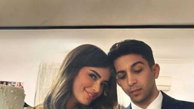 أول صور من قراءة فاتحة الفنانة ليلي زاهر وهشام جمال