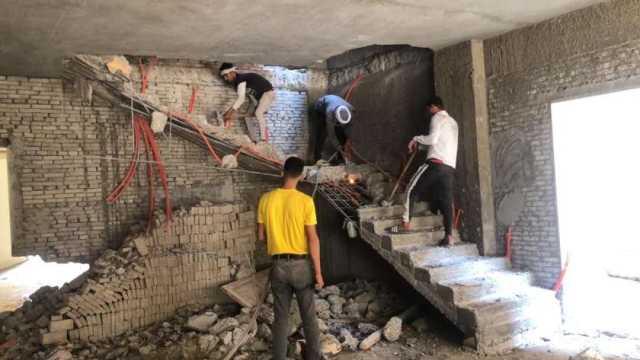 حملات لمواجهة مخالفات البناء والإشغالات والنباشين في الشيخ زايد