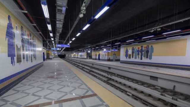 استمرار تجارب التشغيل اليومية للمحطات الجديدة بخط المترو الثالث قبل الافتتاح