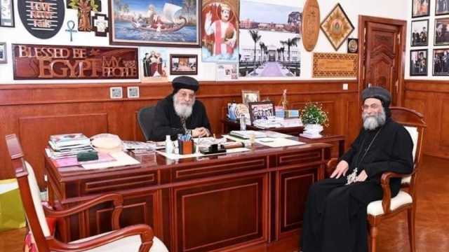 البابا تواضروس يجلس الأنبا أرشليدس أسقفا لعين شمس غدا