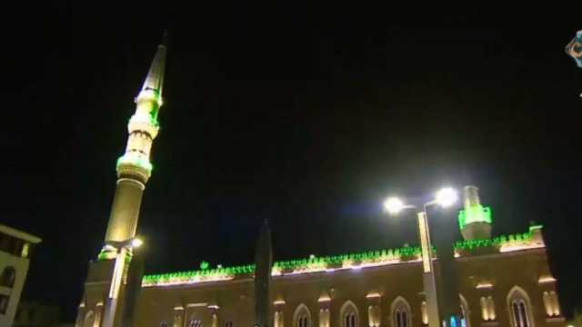 قناة «الناس» تنقل صلاة التراويح من مسجد الحسين (بث مباشر)