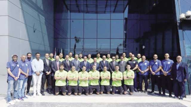 البنك الأهلي المصري يكرم أبطال فريق النادي لكرة اليد