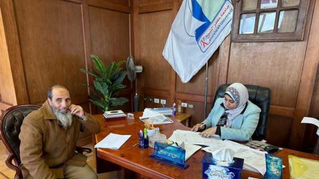 اعتماد نتيجة الفصل الدراسي الأول للمستوى الثاني والرابع بتمريض كفر الشيخ