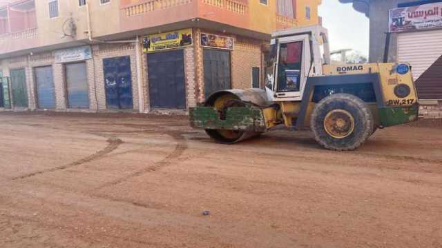 بدء رفع كفاءة شوارع طهطا بمحافظة سوهاج بتكلفة 9 ملايين جنيه
