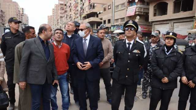 محافظ القليوبية: إزالة برج مخالف بشارع أحمد عرابي بشبرا الخيمة