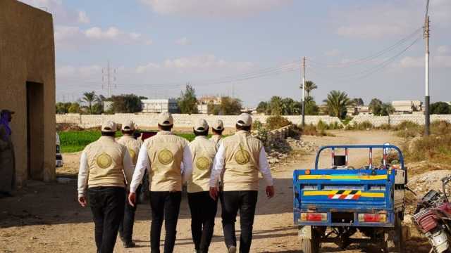 بيت الزكاة والصدقات ينتهي من مسح شامل لقريتين في الشرقية