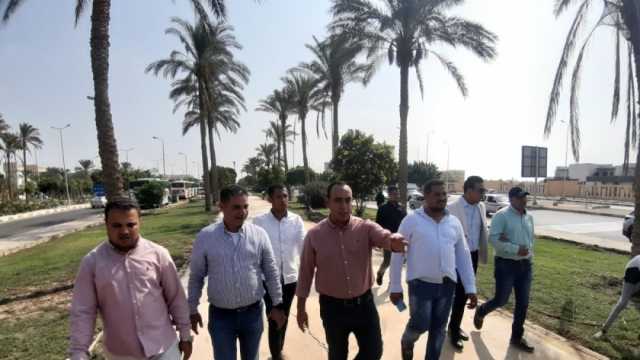 رئيس جهاز «الشروق» يُوجّه برفع كفاءة وتجميل مدخل السويس (1) والمحور الغربي
