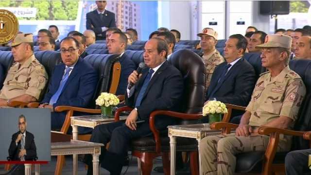 الرئيس السيسي: تكلفة استثمارات الدولة للتنمية الزراعية عالية جدا