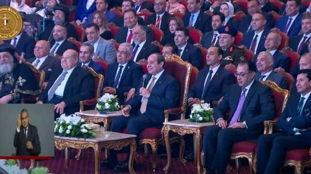 الرئيس السيسي: مصر لم تغلق معبر رفح.. ومستمرون في دعم القضية الفلسطينية