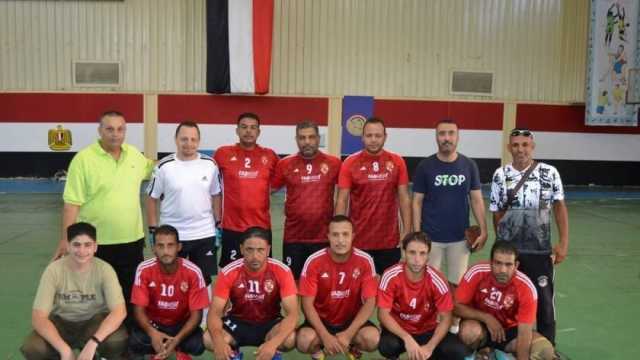 فوز فريق «ديوان محافظة مطروح» ببطولة المصالح الحكومية لكرة القدم