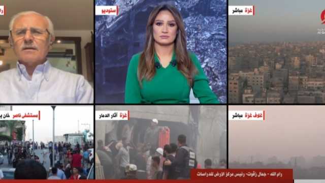 رئيس مركز الأرض للدراسات: ماكرون حزين على الضحايا الإسرائيليين ولا يرى ما يحدث في غزة