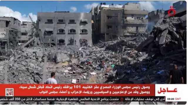 مدبولي يصل إلى مقر الكتيبة 101 في شمال سيناء