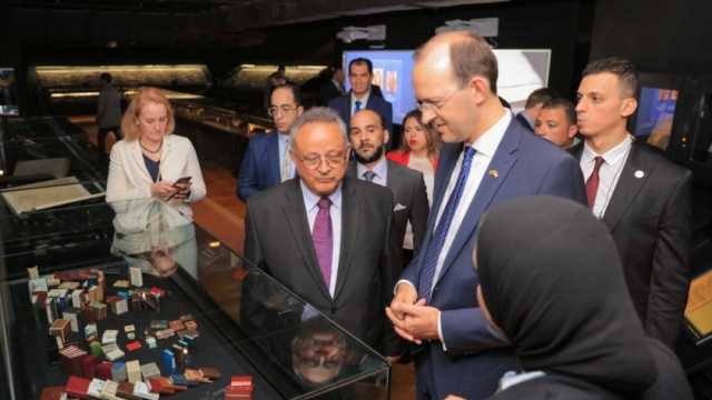 مكتبة الإسكندرية تستقبل وزير النقل والاتصالات الليتواني
