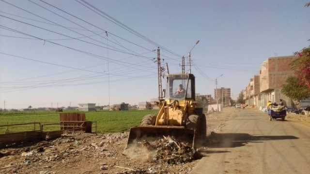 حملات مكثفة لنقل المخلفات الصلبة إلى مصانع التدوير في الدقهلية
