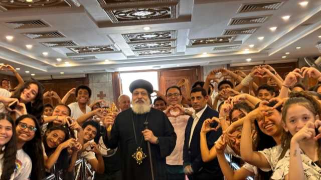 بحضور 1000 طفل.. إيبارشية حُلوان والمعصرة تحتفل بذكرى دخول المسيح مصر