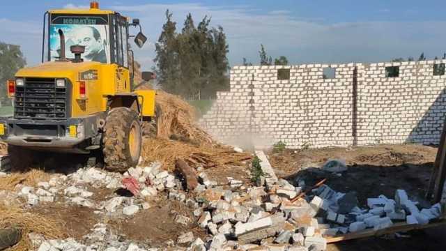 إزالة 48 حالة تعد في 7 مراكز بكفر الشيخ