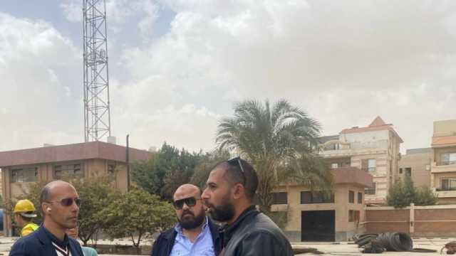 رئيس جهاز القاهرة الجديدة يتفقد مشروعات التطوير والطرق بالتجمعين الأول والثاني