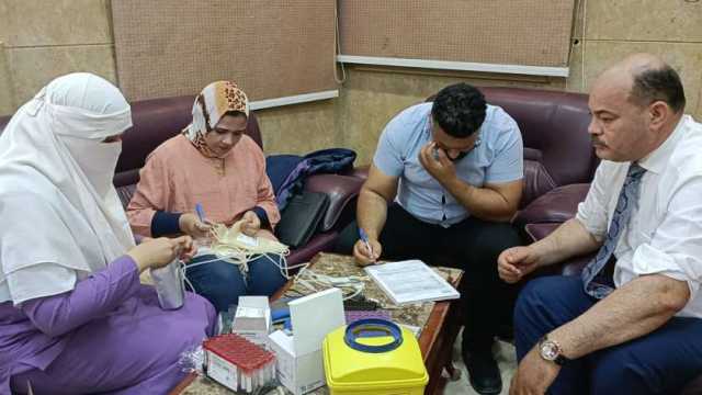 محامو الفيوم يتبرعون بالدماء لضحايا القصف الإسرائيلي في غزة