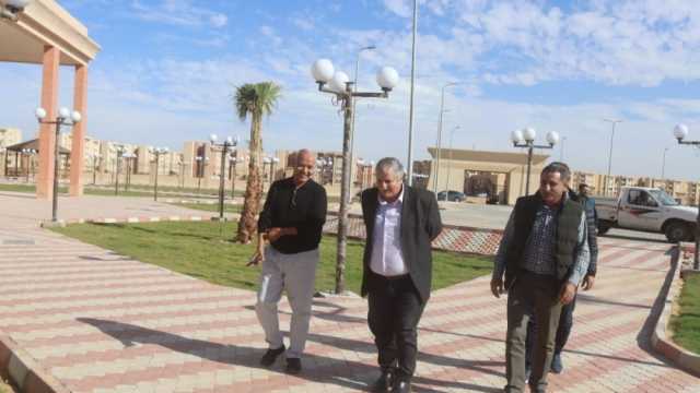 رئيس جهاز العاشر من رمضان يوجه بسرعة الانتهاء من إنشاءات نادي المحور الشرقي