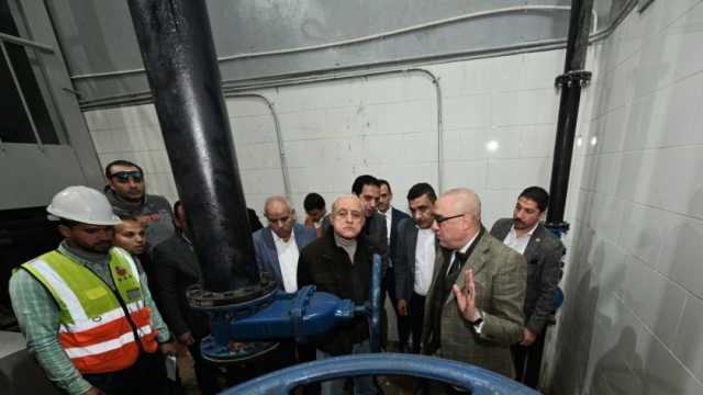 وزير الإسكان يتفقد رافع الصرف الصحي الرئيسي في الشروق بعد تطويره