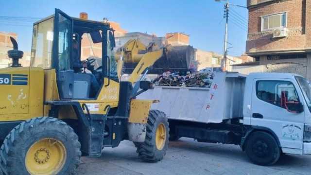 حملات نظافة وتجميل في شوارع مركز بيلا بكفر الشيخ