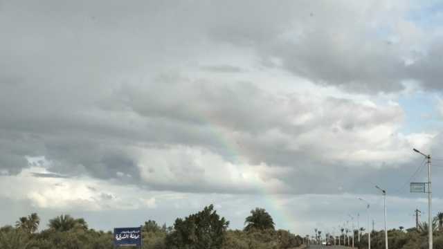 سقوط أمطار على عدة مناطق في الدقهلية