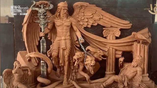 تفاصيل تجسيد الأساطير التاريخية في مشروعات تخرج «فنون المنيا» (فيديو)